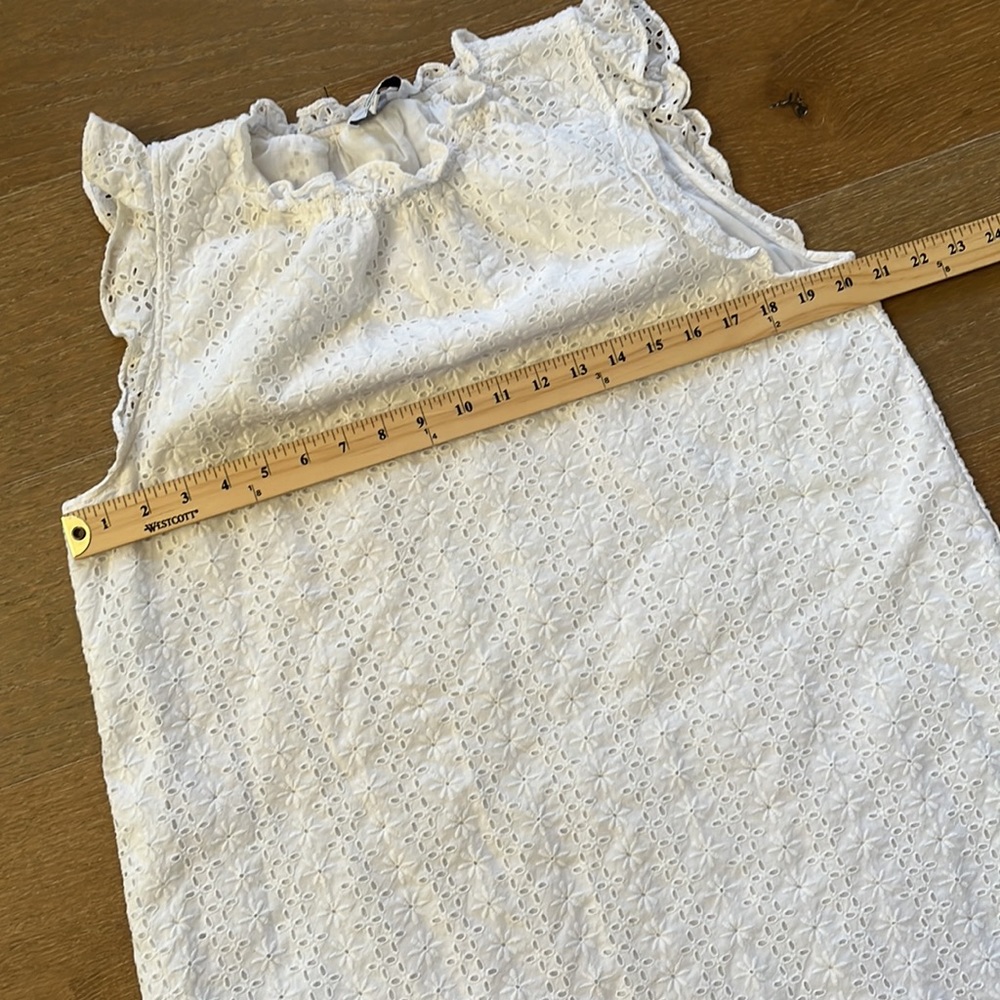 & Other Stories White Eyelet Mini Dress - Picture 11 of 14